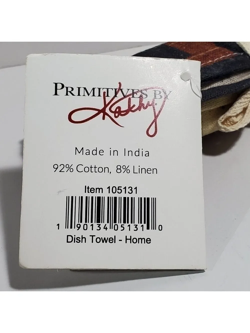 Primitives by Kathy Home Love Grown here linen cotton hand towel